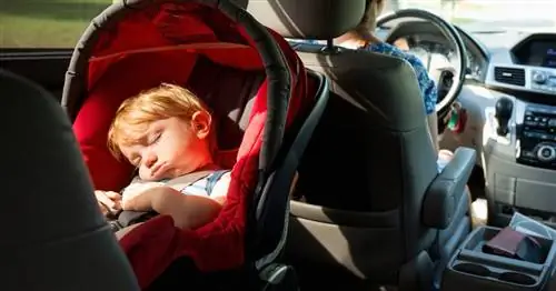 Теперь дети должны сидеть спиной вперед «как можно дольше»