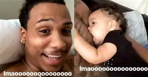 Это очаровательное видео папы, «кормившего грудью» своего новорожденного, захватило Интернет