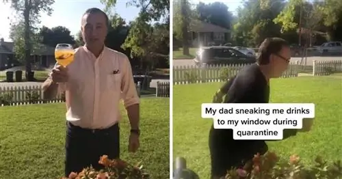 папа тайком пьет