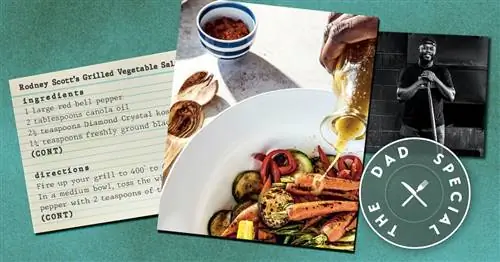 Рецепт овощного салата на гриле от Родни Скотта сделает ваше лето незабываемым