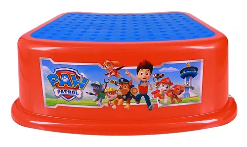 Красно-синяя табуретка в стиле Paw Patrol