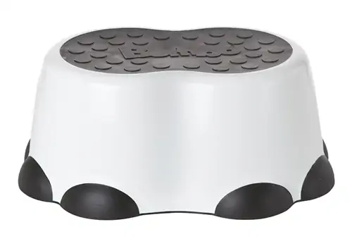 Табурет-стремянка Bumbo черно-белого цвета