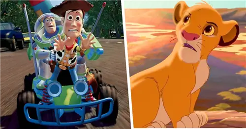 Параллельное фото «Истории игрушек» 1995 года и «Короля Льва» 1994 года.