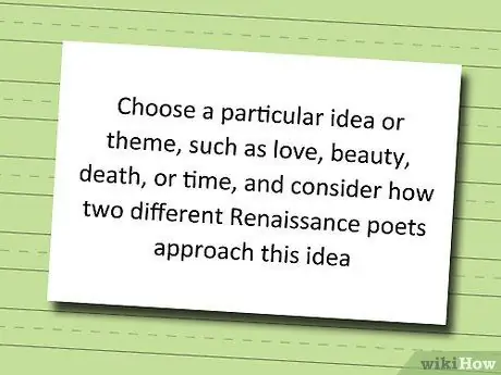 Напишите сравнительное эссе, шаг 2