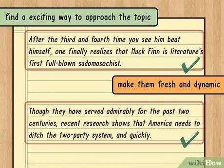 Напишите тезис Шаг 4