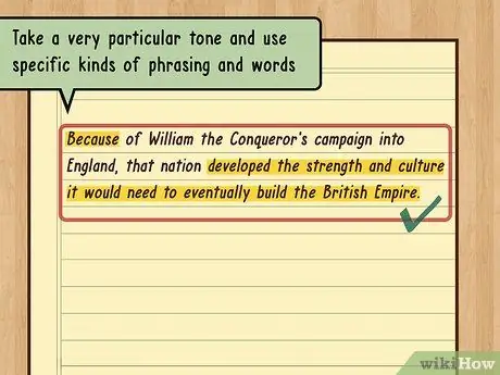 Напишите тезис Шаг 7