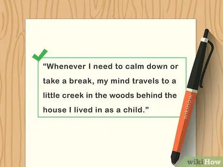 Напишите предложение с хорошей темой, шаг 4