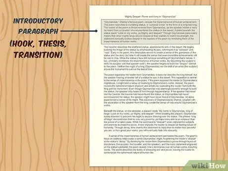 Структурируйте абзацы в эссе. Шаг 1