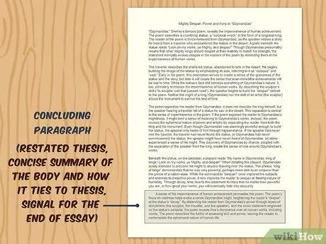 Структурируйте абзацы в эссе. Шаг 3