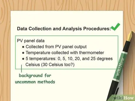 Написать методику исследования, шаг 4