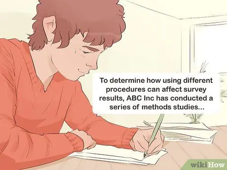 Напишите методику исследования, шаг 9