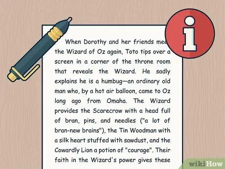 Напишите синопсис Шаг 10