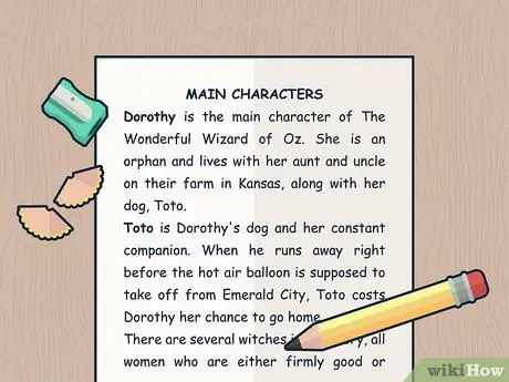 Напишите синопсис, шаг 2