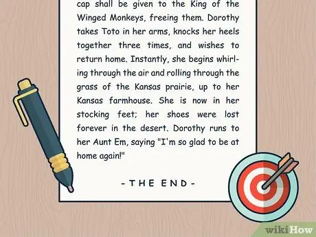 Напишите синопсис Шаг 9