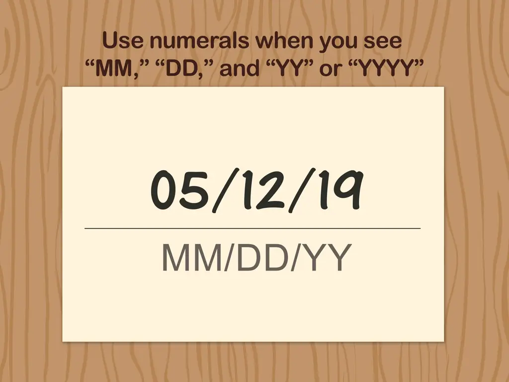 3 способа писать даты