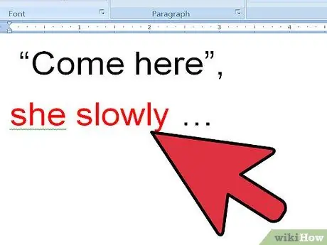 Форматирование диалога в рассказе Шаг 13