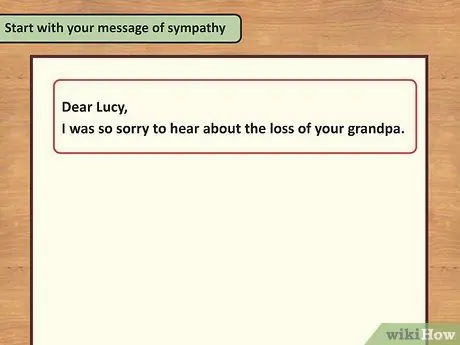 Напишите письмо с соболезнованиями Шаг 5