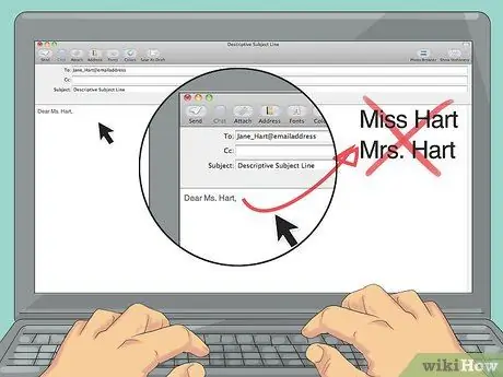 Напишите деловое письмо кому-то, кого вы не знаете Шаг 3
