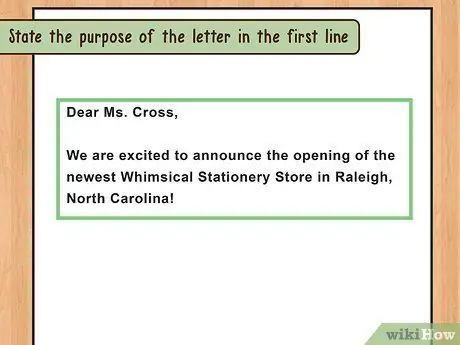 Напишите деловое письмо клиентам Шаг 5