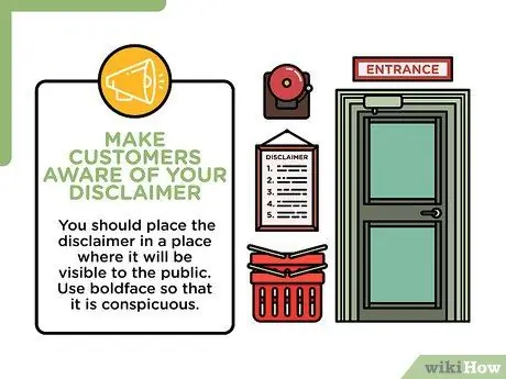 Напишите заявление об отказе от ответственности для своего бизнеса. Шаг 12