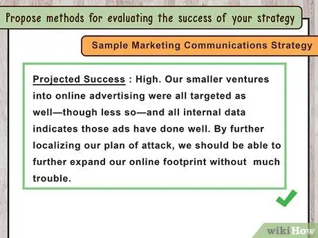 Напишите стратегию коммуникации, шаг 10