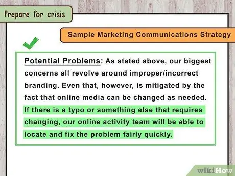 Напишите стратегию коммуникации, шаг 11