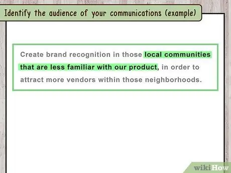Напишите стратегию коммуникации, шаг 3