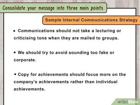 Напишите коммуникационную стратегию, шаг 5