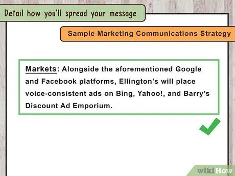 Напишите коммуникационную стратегию, шаг 7