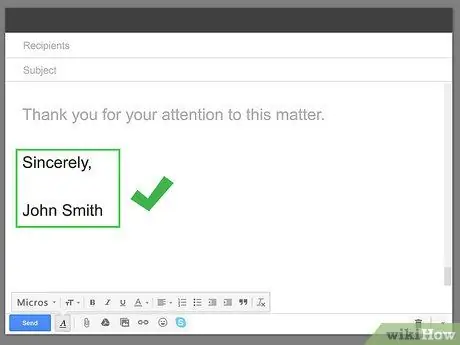 Напишите деловое письмо, шаг 10