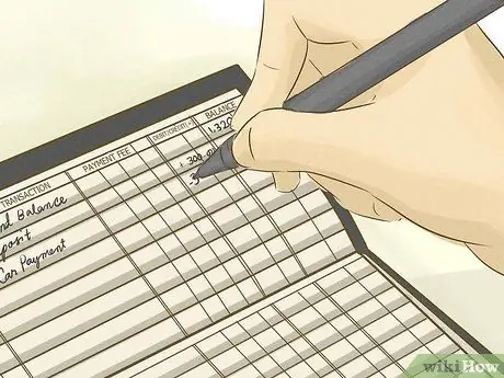 Сбалансируйте чековую книжку Шаг 3