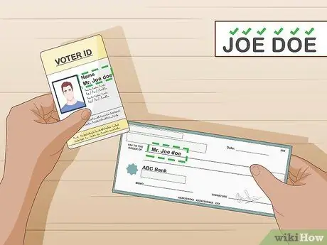 Обналичить чек, шаг 2