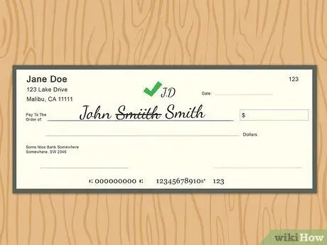 Исправить ошибки, допущенные при написании чеков Шаг 3