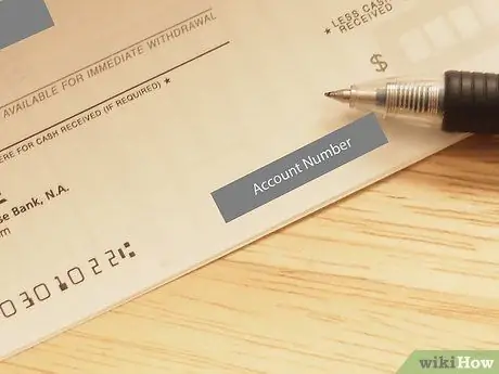 Заполните контрольную квитанцию о депозите Шаг 3