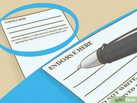 Подпишите чек Шаг 5