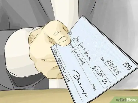 Подпишите чек Шаг 8