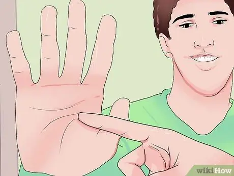 Сделайте Знак Мира, шаг 2