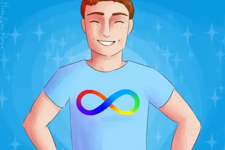 Красивый нейродиверсионный человек