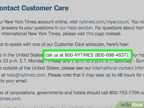 Удаление учетной записи New York Times Шаг 4