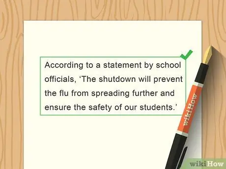 Напишите газетную статью Шаг 9