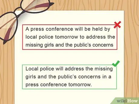 Напишите газетную статью Шаг 12