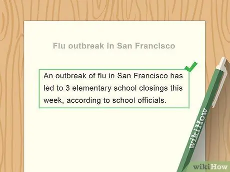 Напишите газетную статью Шаг 6