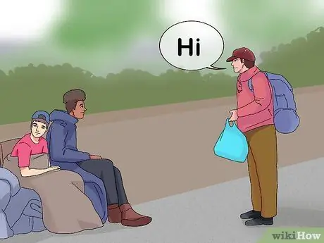 Ночевка в лагере на очереди, шаг 11