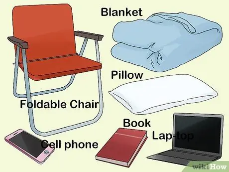 Ночевка в лагере в очереди, шаг 5