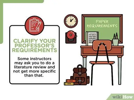 Сделайте обзор литературы, шаг 1