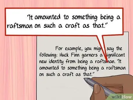 Напишите анализ характера, шаг 14