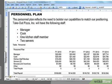 Напишите бизнес-план для стартапа Шаг 8