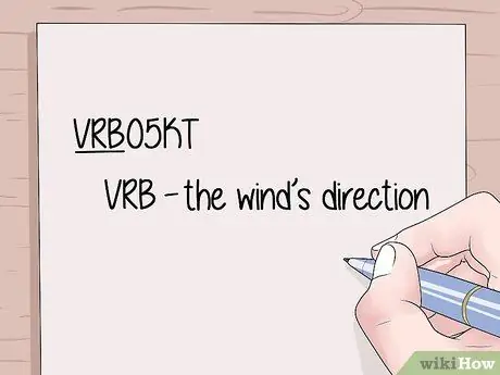 Прочтите авиационный сводный отчет о погоде (METAR) Шаг 6