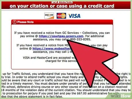 Оплатите билет Калифорнийского дорожного патруля онлайн Шаг 4