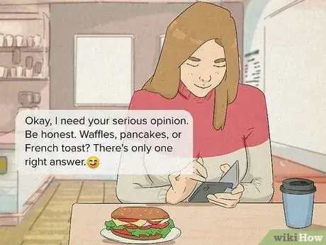 Сохраните умирающий разговор с помощью текста Шаг 4